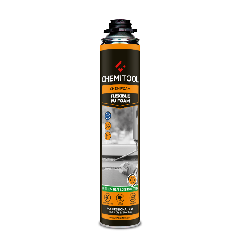 CHEMITOOL CHEMICALS CHEMIFOAM Flex Polyurethane Foam 750ML CHEMITOOL CHEMICALS CHEMIFOAM Flex Polyurethane Foam 750ML