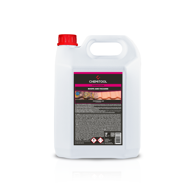 Limpeza Telhados e Fachadas CHEMICLEAN 5L CHEMITOOL CHEMICALS Limpeza Telhados e Fachadas CHEMICLEAN 5L CHEMITOOL CHEMICALS