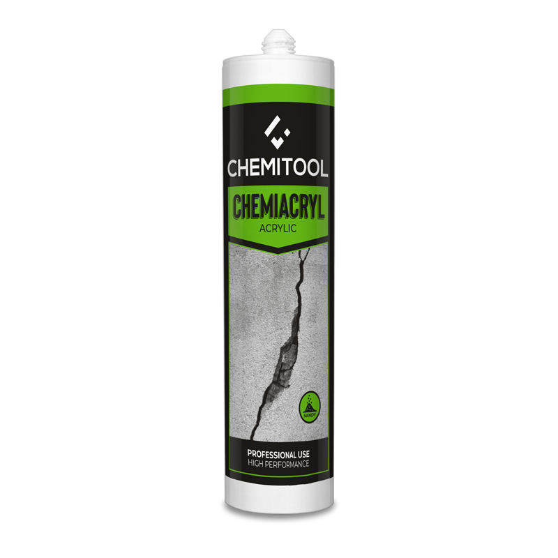 Selante Acrílico Arenoso CHEMIACRYL 300ml CHEMITOOL CHEMICALS Selante Acrílico Arenoso CHEMIACRYL 300ml CHEMITOOL CHEMICALS