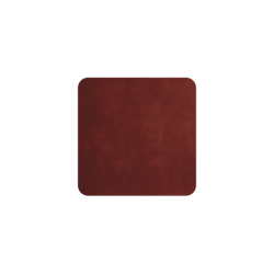 Conj. 4 Bases Copos 10x10cm Terra Vermelha - Soft Leather