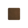 Juego de 4 Posavasos 10x10cm Sepia Oscura - Soft Leather