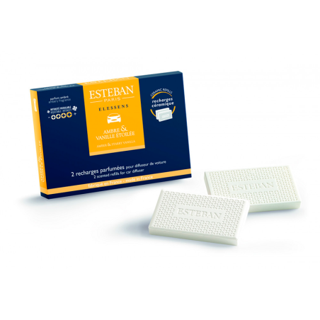 Scented Refill for Car Diffuser 2x - Amber & Starry Vanilla