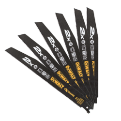 DeWalt Extreme saber blades  for wood and metal cuts (228mm x 1mm)