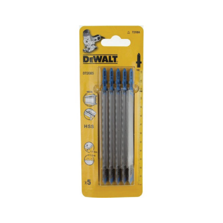Lâminas de serra de recorte HCS  para metal DeWalt (132mm x 1.2mm)