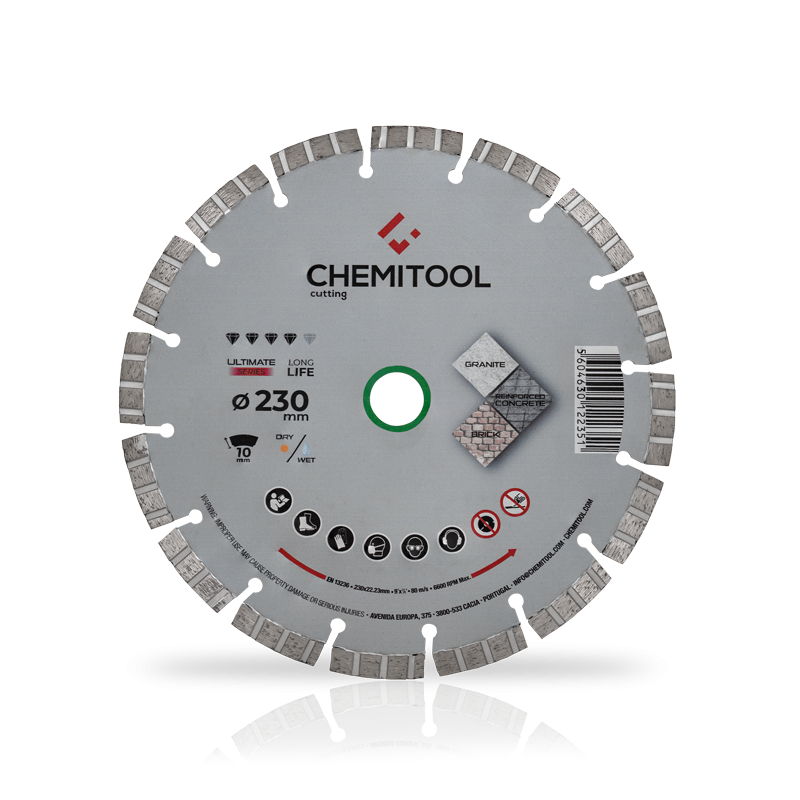 CHEMITOOL CUTTING Turbo Segmented Diamond Wheel 230mm