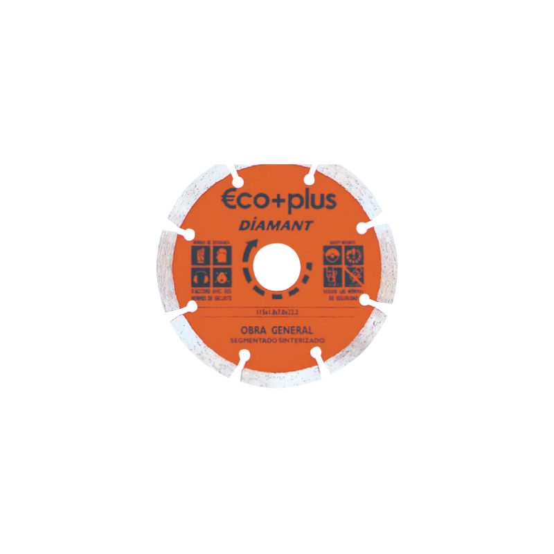 ECO+PLUS Diamant Disc Segmented Ø 115 x 7 x 22 mm
