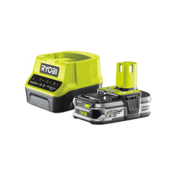 RYOBI Quick Charger Set 2.0Ah + 1 Lithium + 18V Battery - 2.5Ah One