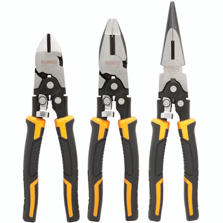 DEWALT HAND TOOLS Set of 3 Compound Action  Pliers