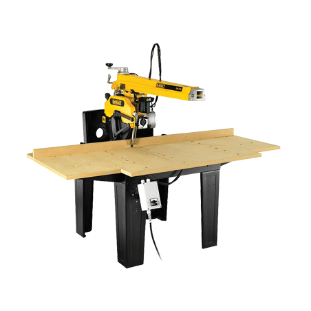Serra de Braço Radial DeWalt 4000W - 4 HP - Ø 350mm - Trifásica - Prof. 110mm