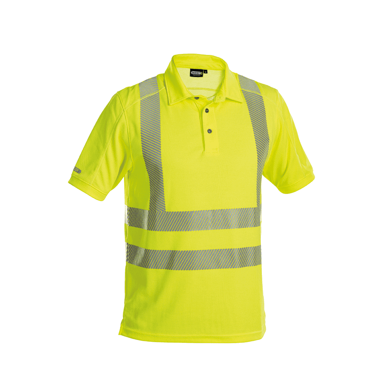 Polo Refletor com Proteção UV Brandon M +/- 170g/m² Fluo Amarelo DASSY Polo Refletor com Proteção UV Brandon M +/- 170g/m² Fluo Amarelo DASSY
