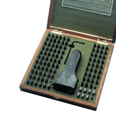 Juego de Punzones Uny con Caracteres Modulares 3mm GDM