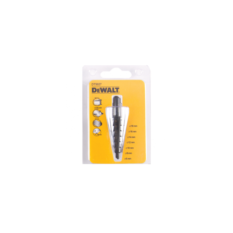 DeWalt Impact Rated Step Bit 6 - 18 mm DeWalt Impact Rated Step Bit 6 - 18 mm
