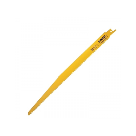 DeWalt saber blades  for wood and metal cuts (305mm x 3.6-5.1mm)