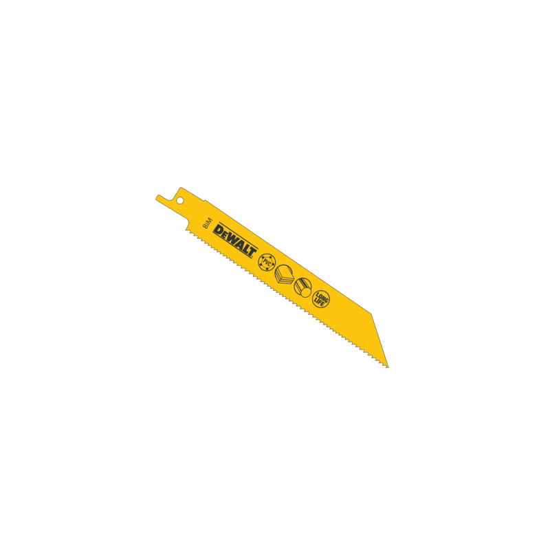 Hoja de sierra sable para materiales especiales DeWalt (203mm x 2.4-4.6mm) Hoja de sierra sable para materiales especiales DeWalt (203mm x 2.4-4.6mm)