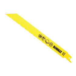 DeWalt saber blades  for wood and metal cuts (203mm x 1.8-2.5mm)