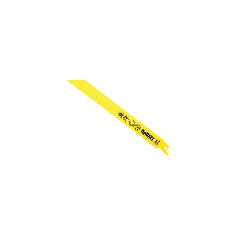DeWalt saber blades  for wood and metal cuts (203mm x 1.8-2.5mm)