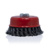 Cardas en forma de vaso con alambre trenzado CHEMITOOL Ø 100 mm