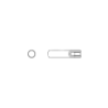 CHEMITOOL FASTENERS Parallel Threaded Bolt Int 6X24 DIN-7979D