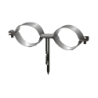 CHEMITOOL FASTENERS M6 Double Clamp with Ø22 bolt