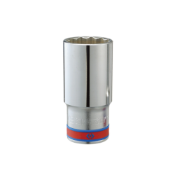 KING TONY 1/2' - 3/8' 12 Points Metric Deep Socket