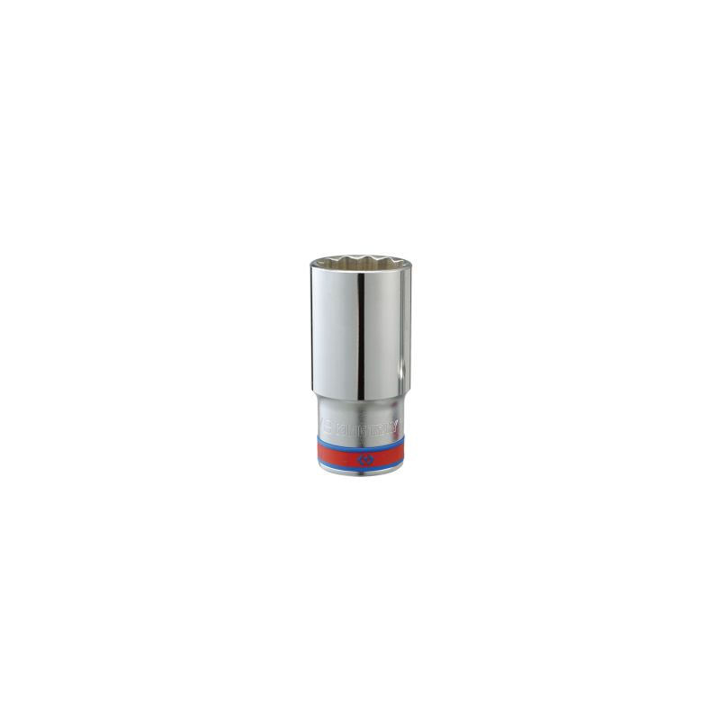KING TONY 1/2' - 3/8' 12 Points Metric Deep Socket