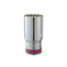 KING TONY 1/2' - 3/8' 12 Points Metric Deep Socket