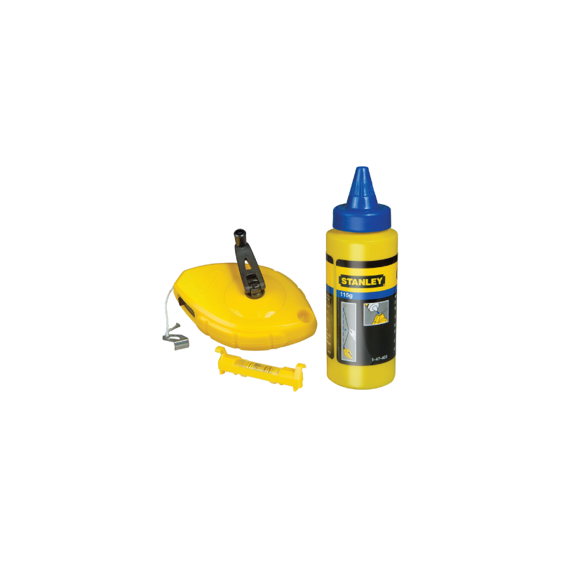 KIT TRAÇAR STANLEY® 30M+GIZ+NÍVEL