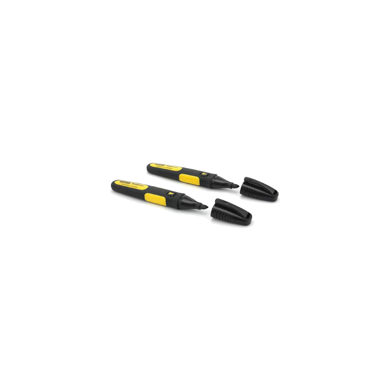 STANLEY® FATMAX® Chisel Tip Permanent Marker Black (Pack of 2)