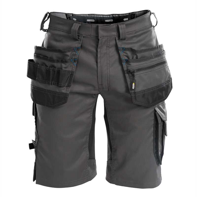 DASSY Trix Work Shorts n.º 44 +/- 245 g/m² Grey/Black