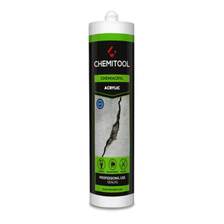 CHEMITOOL CHEMICALS CHEMIACRYL Acrylic Sealant Grey 310ml