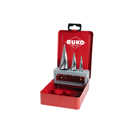 RUKO Set Of Steel Drill HSS (Drills Nº 0/9, 1 And 2 - Industrial Box)