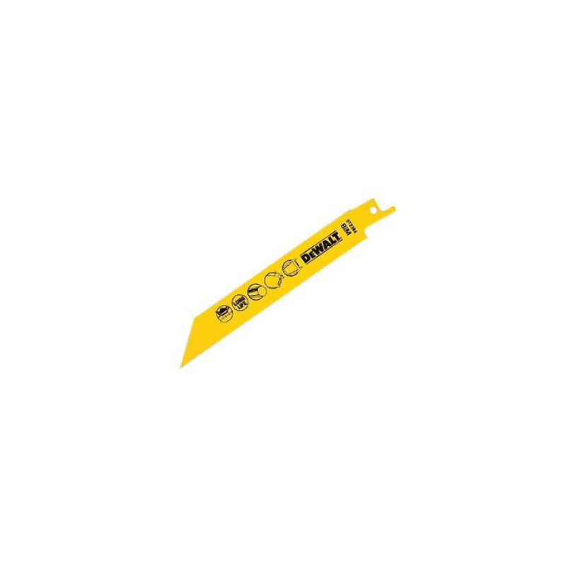 DeWalt saber blades  for wood and metal cuts (152mm x 1.4mm)