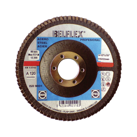 BELFLEX Flap Disc Corundum NA 40 115 x 22 mm
