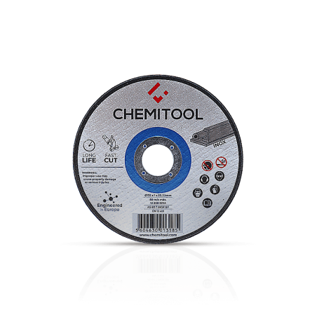 Disco de Corte Acero Inoxidable CHEMITOOL Ø125 x 1 mm