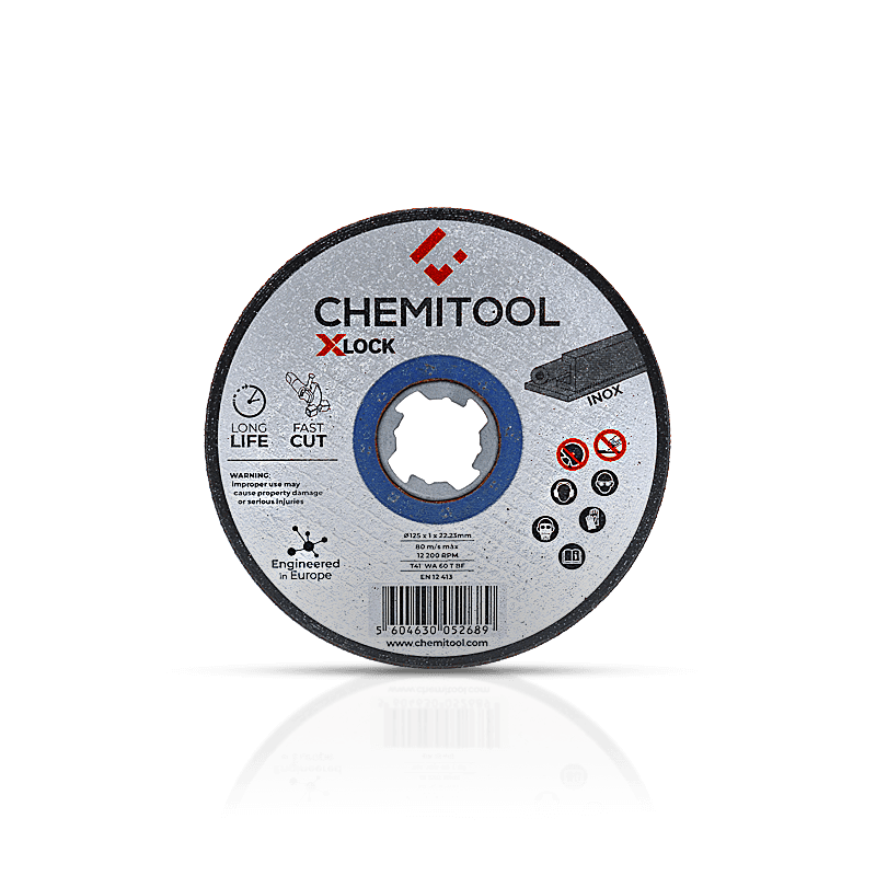 Disco de Corte de Inox X-LOCK CHEMITOOL Ø125 x 1 mm