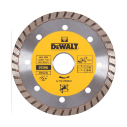 DeWalt Turbo dry diamond rim wheels (115 x 22.2 x 7mm)