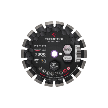 Disco de Diamante Hormigón  Fresco Ø400 BLACKLABEL CHEMITOOL CUTTING