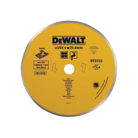 DeWalt Professional cutting blade for wet miter saw (250 x 25.4 x 8mm)