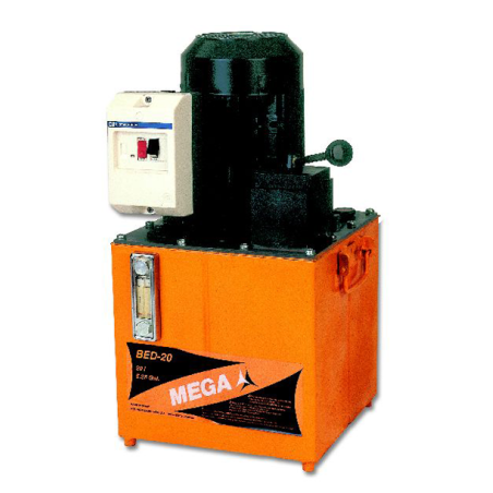 Bomba Hidráulica Elétrica de Duplo Efeito BED-10 MEGA