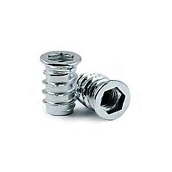 CHEMITOOL FASTENERS Insert Nut LV011 M6X15 |6| White Zinc plated
