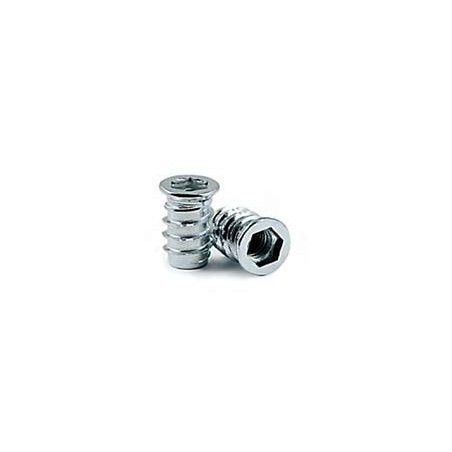CHEMITOOL FASTENERS Insert Nut LV011 M6X15 |6| White Zinc plated