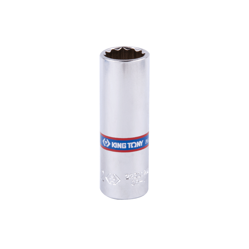 KING TONY 1/4' 6 Points Metric Deep Socket 6mm