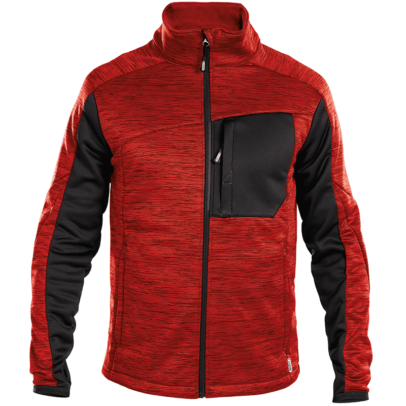 DASSY Convex Midlayer Jacket M +/- 290 g/m² Red/Black