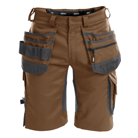 DASSY Trix Work Shorts n.º 44 +/- 245 g/m² Brown/Grey