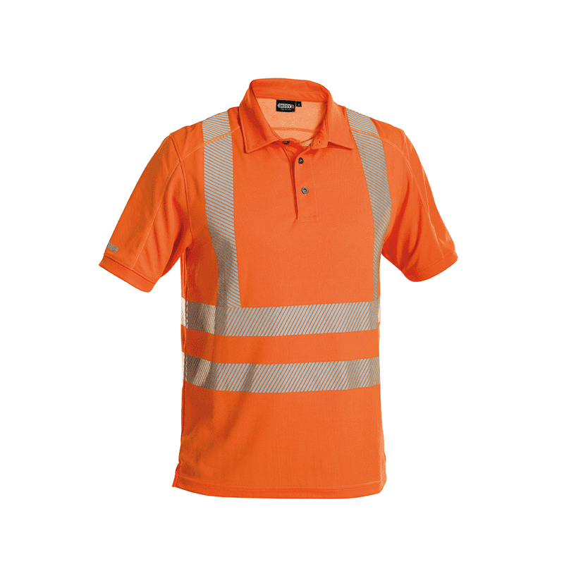 Polo Refletor com Proteção UV Brandon M +/- 170g/m² Fluo Laranja DASSY Polo Refletor com Proteção UV Brandon M +/- 170g/m² Fluo Laranja DASSY