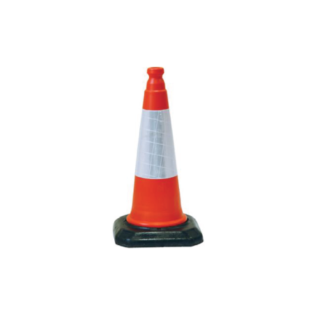 Cone Sinalização 50cm Banda Reflectora CHEMITOOL