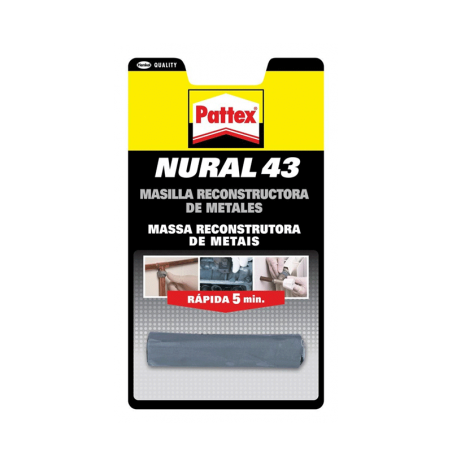 Nural 43 Masilla de Reconstrucción Rápida de Metales PATTEX