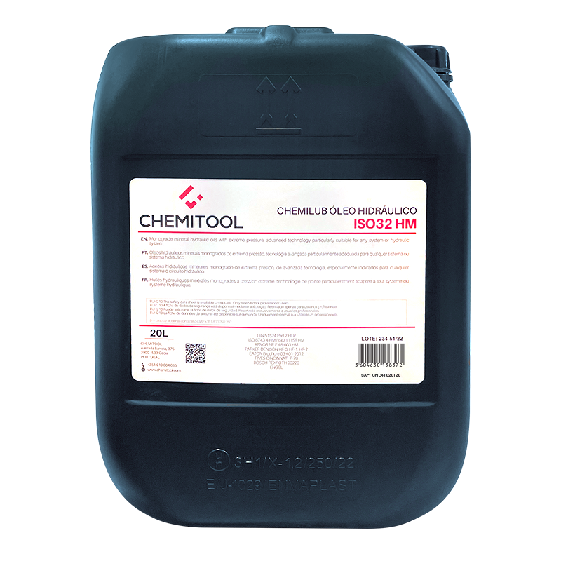 Aceite Hidráulico CHEMILUB ISO32 20L CHEMITOOL CHEMICALS