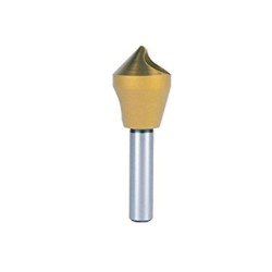 RUKO Slotted Taper And Deburring  Countersinker 90° HSS-TIN (Ø 10,00 mm)