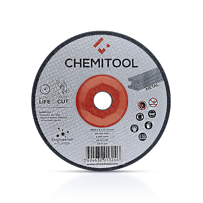 Disco de Corte Metal CHEMITOOL Ø180